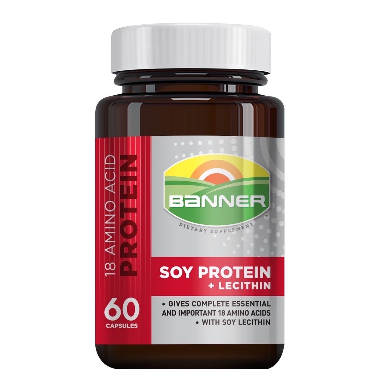 Banner Soy Protein Lecithin แบนเนอร โปรตน เลซตน 60 แคปซล